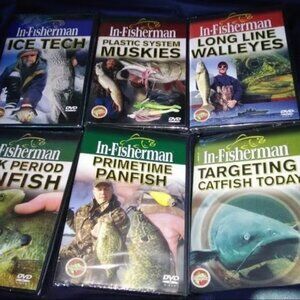 50 new Fishing DVDs Seller's Choice Bass Trout Catfish Panfish inshore
